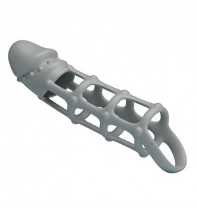 PRETTY LOVE - Penis Sleeve With Ball Strap (L:17cm - D:4cm)